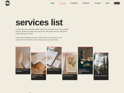 Melisa Redondo portfolio screenshot 4
