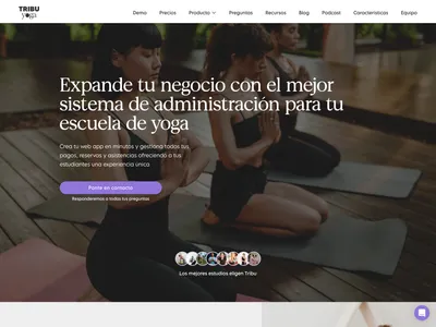 Tribu Yoga app screenshot 1