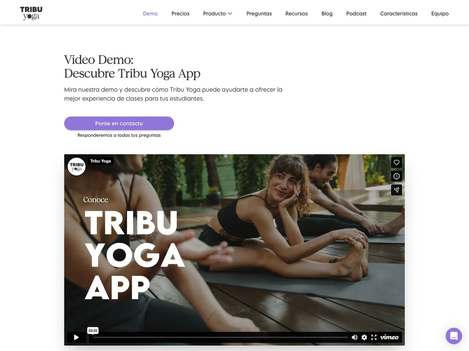 Tribu Yoga app screenshot 4