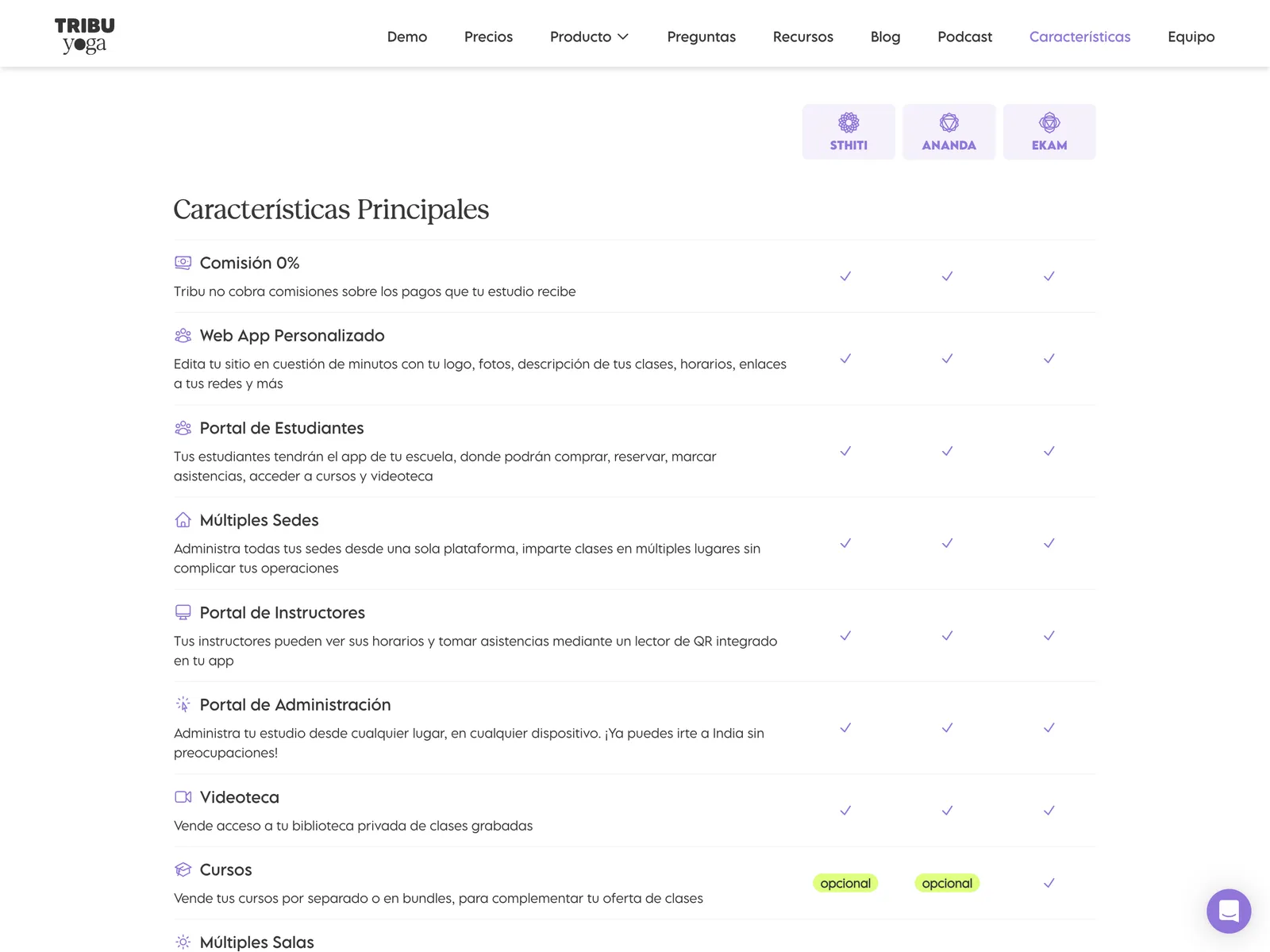 Tribu Yoga app screenshot 5